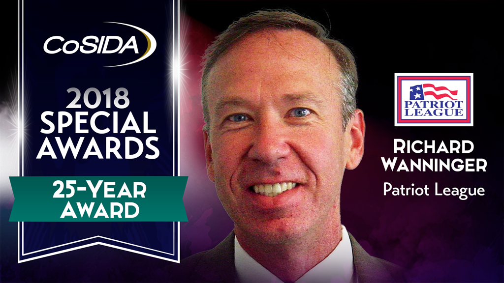 Special Awards Salute: Richard Wanninger (Patriot League), 25-Year Award